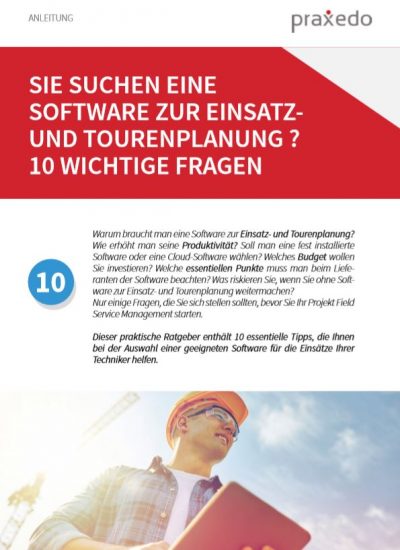 Field Service Management Software vom Marktführer | Praxedo