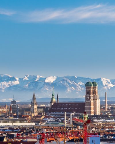 Munich skyline view